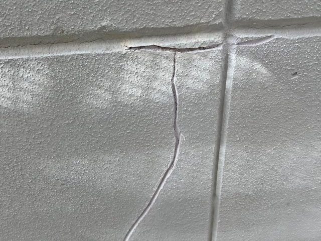 明石市の外壁シール打設前